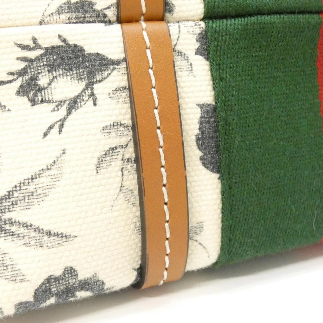 GUCCI 727728 FABLL Handbag Canvas 黑色 帆布 中古品A - 縮圖 3