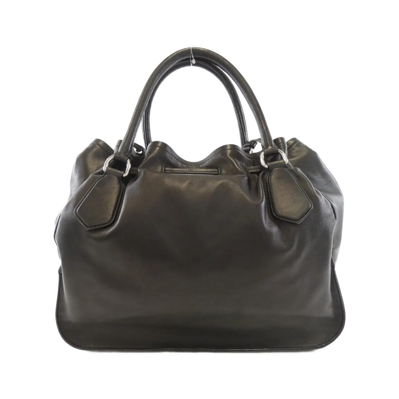 PRADA BR3616 Handbag 黑色 中古品B - 縮圖 2