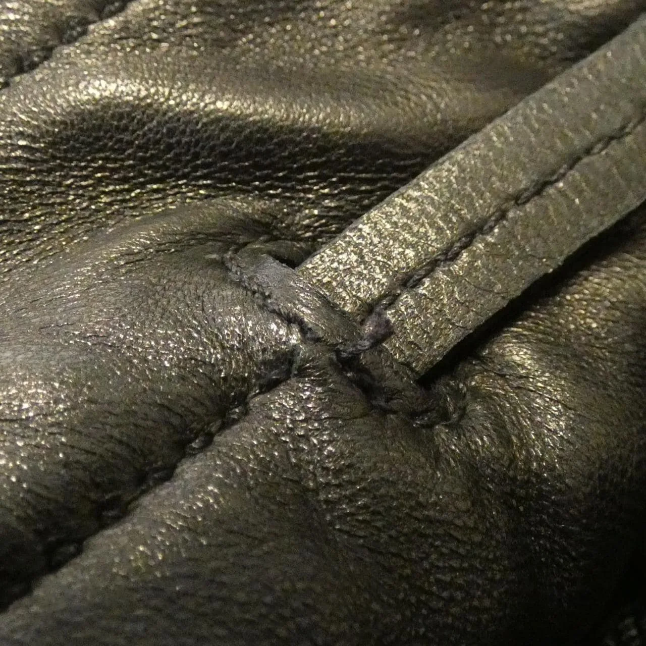 PRADA BR3616 Handbag 黑色 中古品B - 縮圖 9