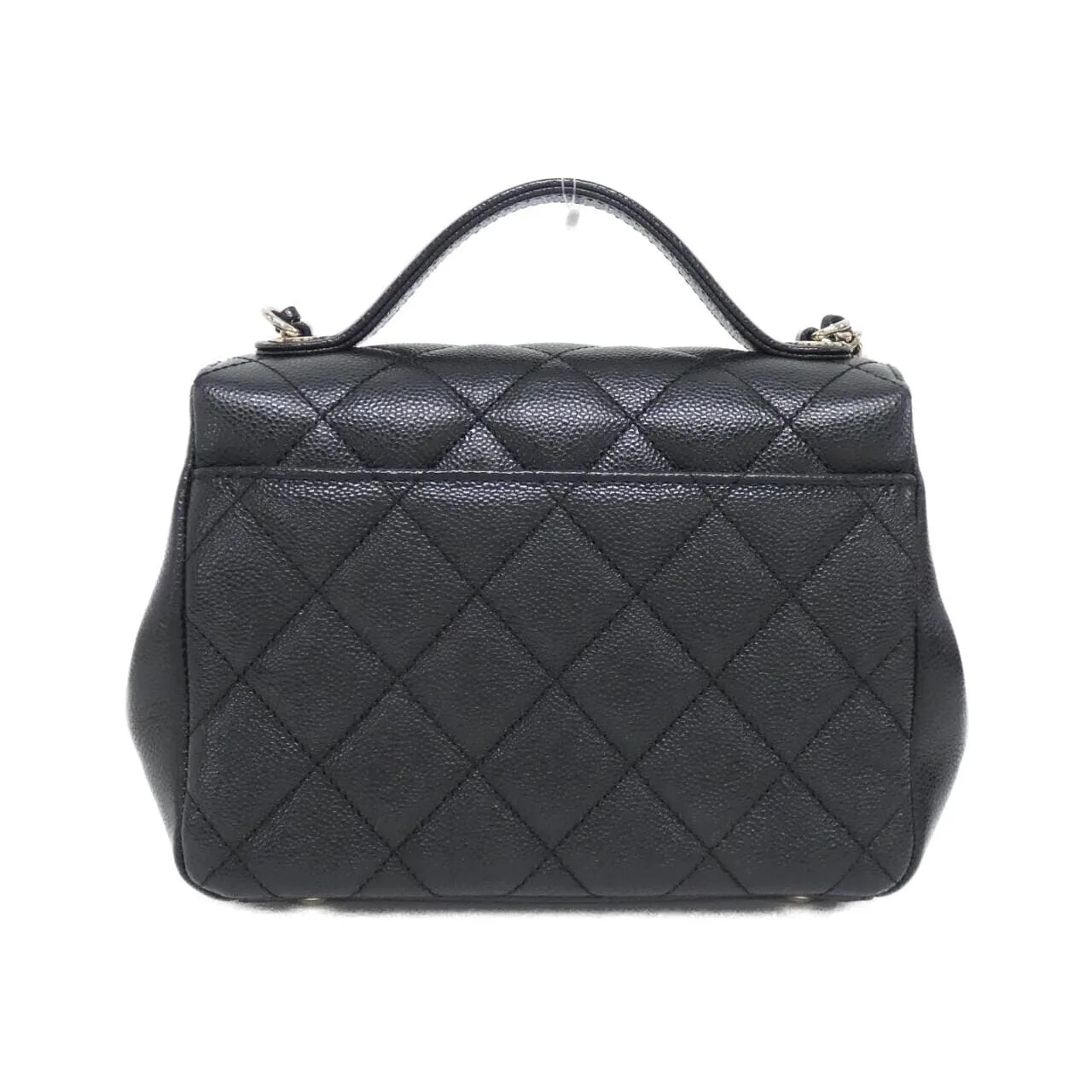 CHANEL 93749 Handbag Grained Calfskin Black Grained Calfskin Rank A - Thumbnail 2