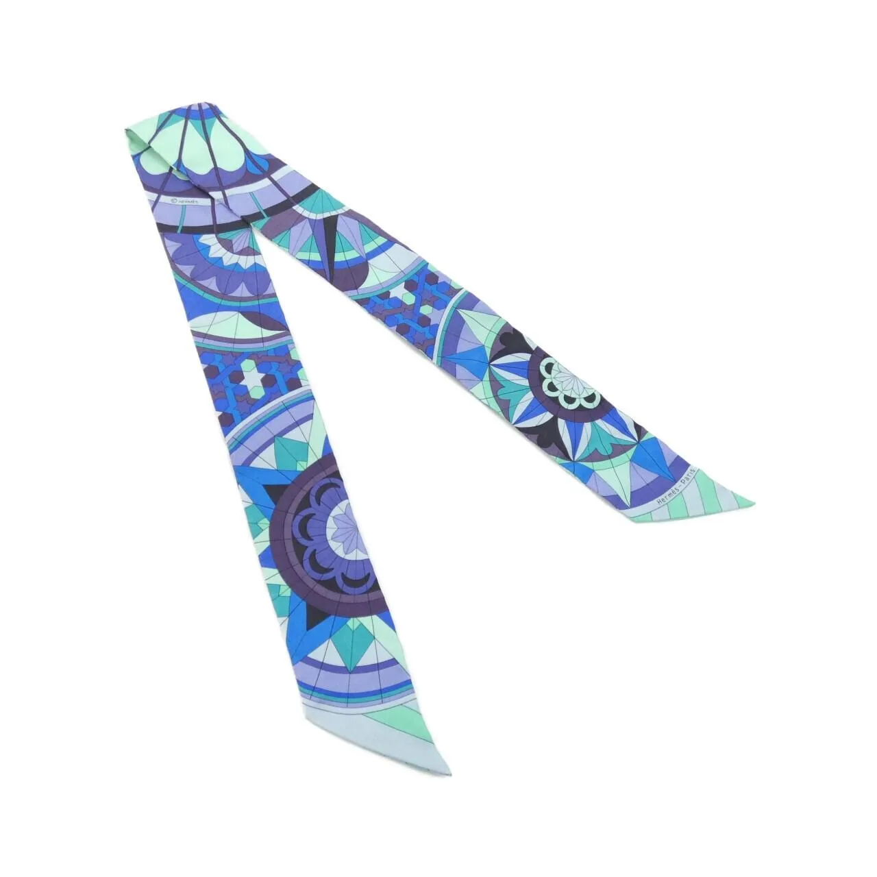 HERMES 062969S Scarf Blue