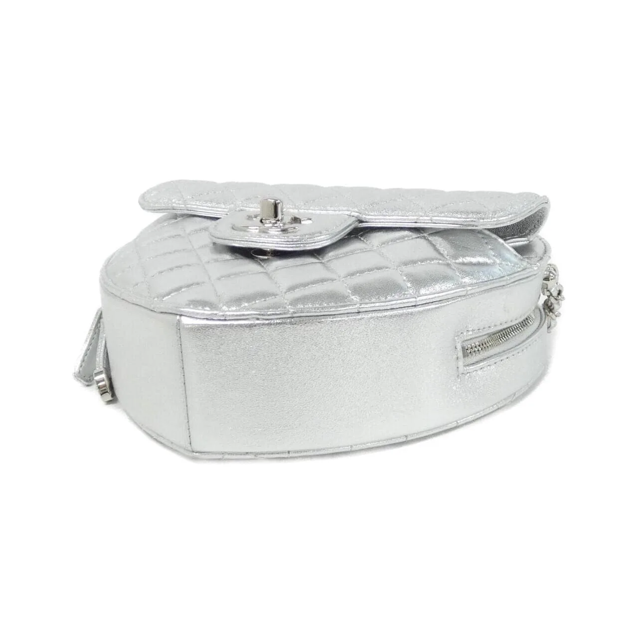 CHANEL AS5764 Shoulder Lambskin Silver Lambskin Rank A - Thumbnail 3