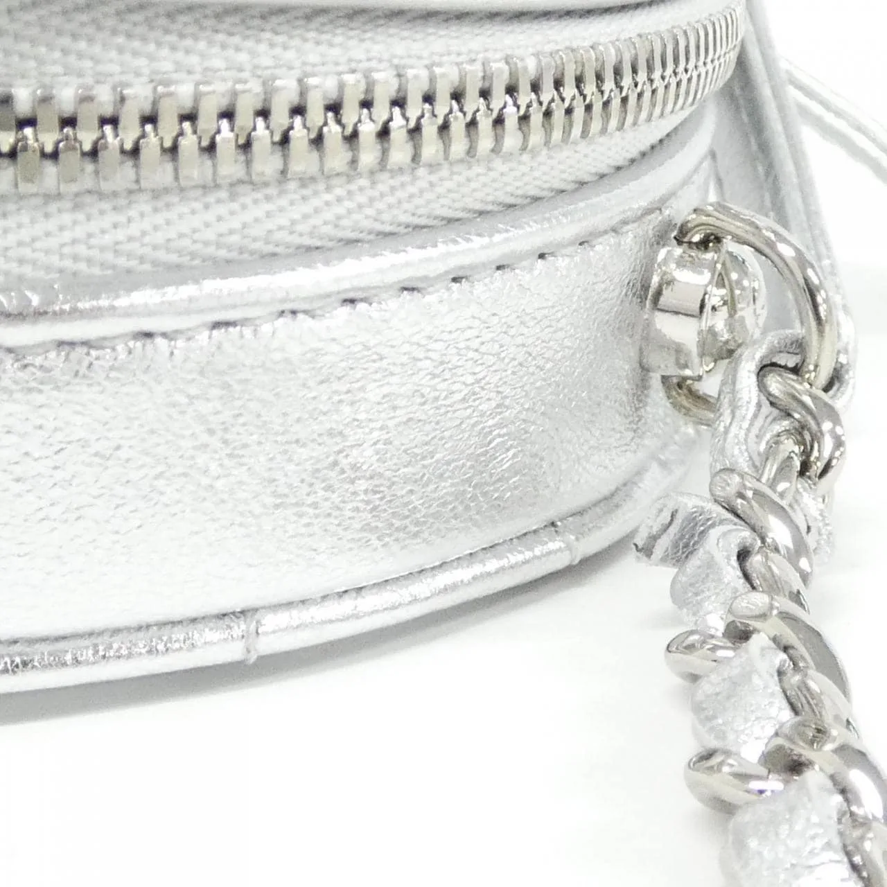 CHANEL AS5764 Shoulder Lambskin Silver Lambskin Rank A - Thumbnail 7