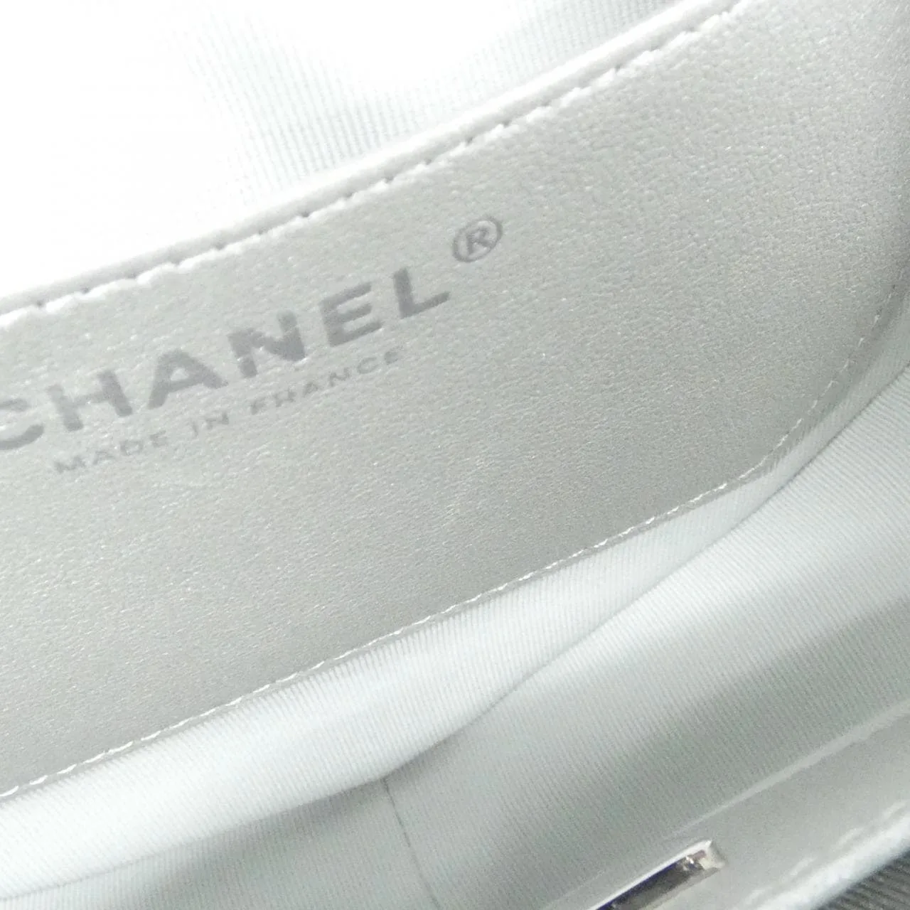CHANEL AS5764 Shoulder Lambskin Silver Lambskin Rank A - Thumbnail 10