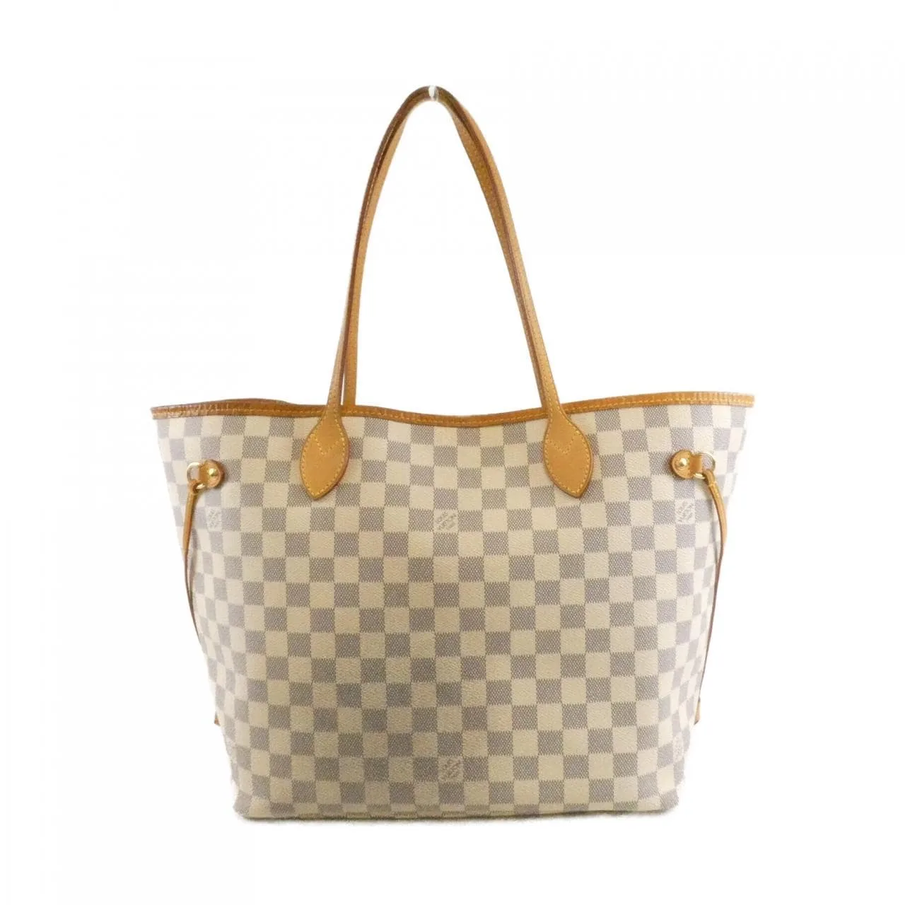 LOUIS VUITTON Neverfull N51107 Tote Damier Black