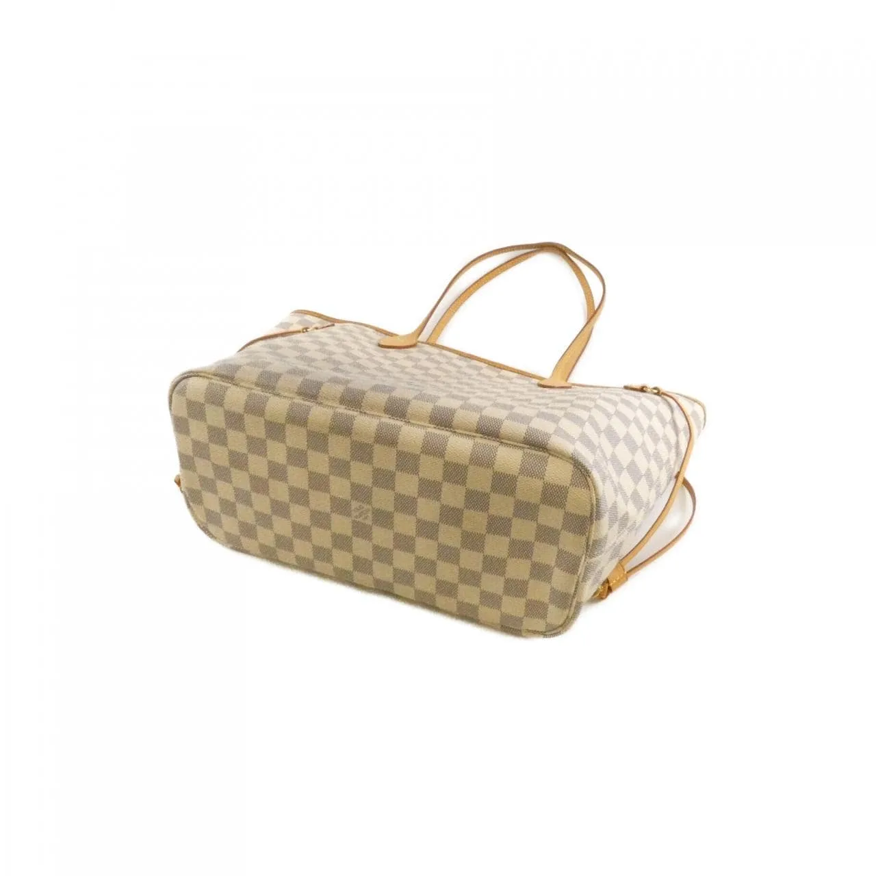 LOUIS VUITTON Neverfull N51107 Tote Damier 黑色 Damier 中古品B - 縮圖 2
