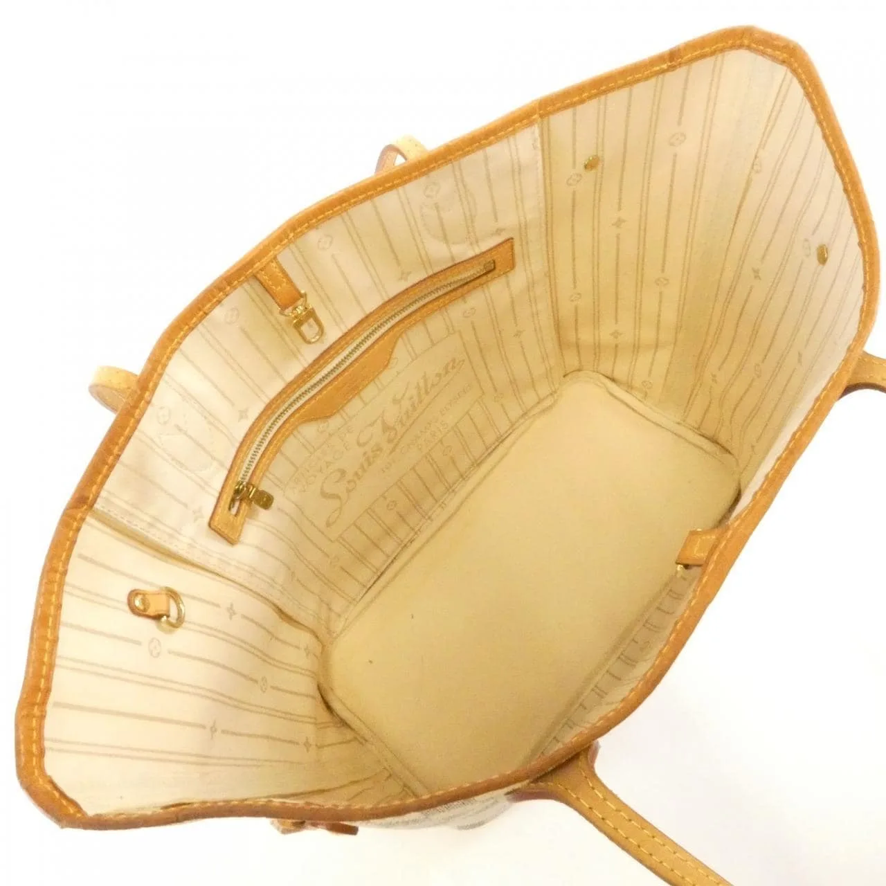 LOUIS VUITTON Neverfull N51107 Tote Damier 黑色 Damier 中古品B - 縮圖 7