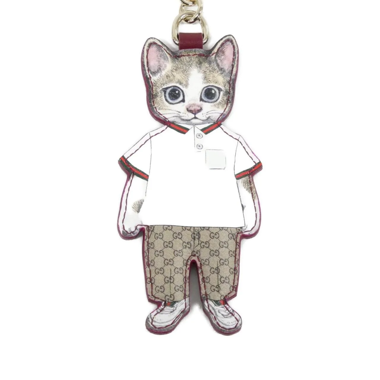 GUCCI 844247 JAAJU Key Case 黑色 中古品A - 縮圖 2