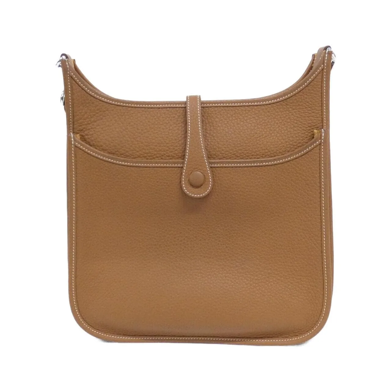 HERMES Evelyne 056277CK Shoulder Clemence 金色 Clemence 皮 中古品A - 縮圖 2