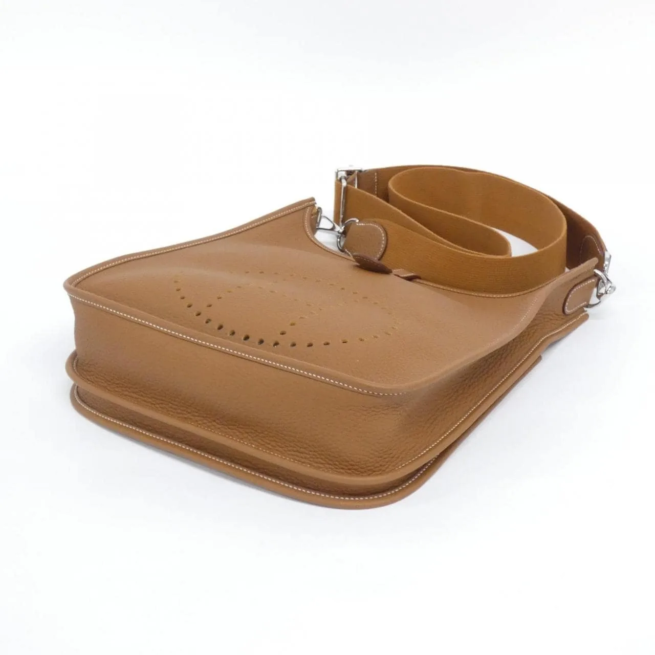 HERMES Evelyne 056277CK Shoulder Clemence 金色 Clemence 皮 中古品A - 縮圖 3