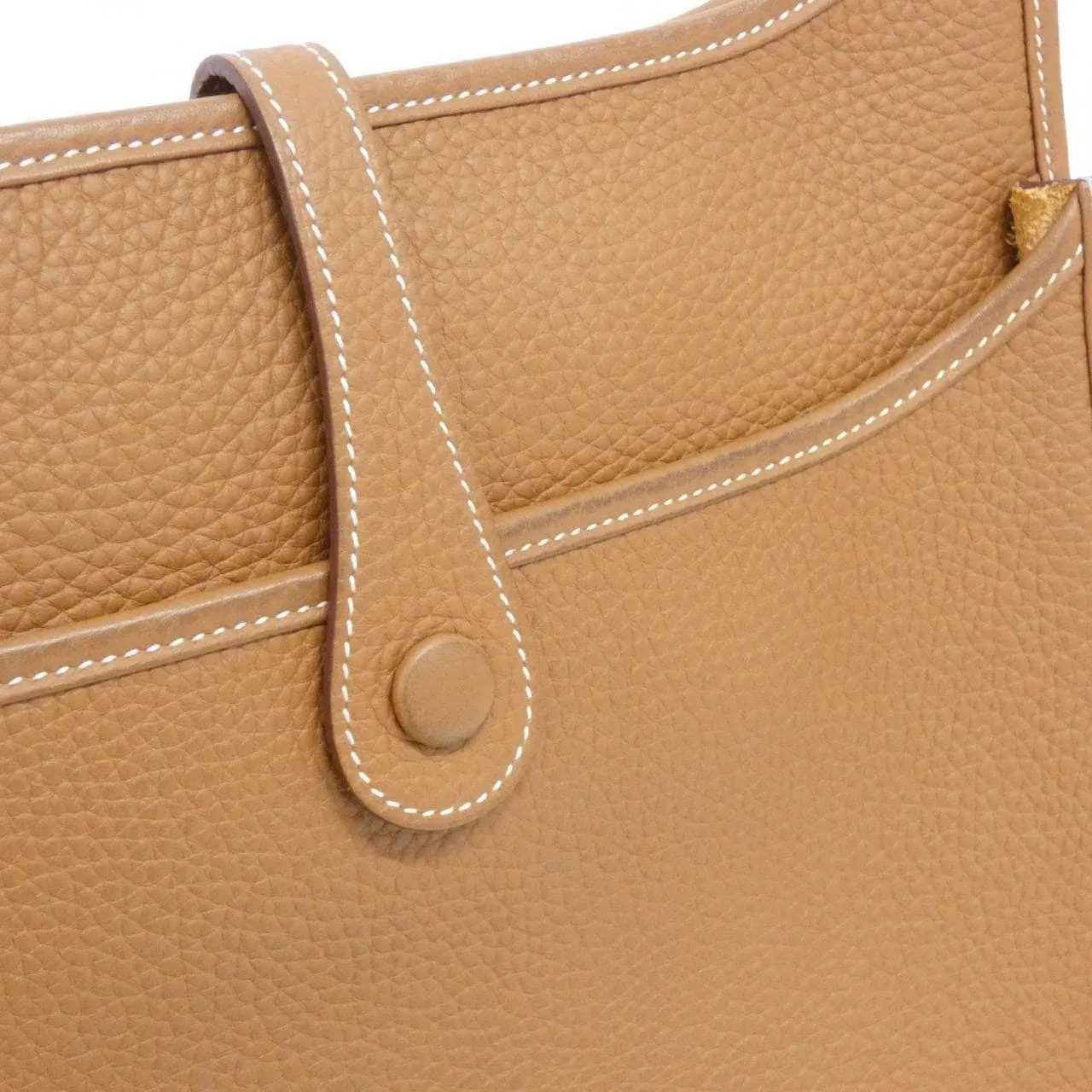 HERMES Evelyne 056277CK Shoulder Clemence 金色 Clemence 皮 中古品A - 縮圖 4