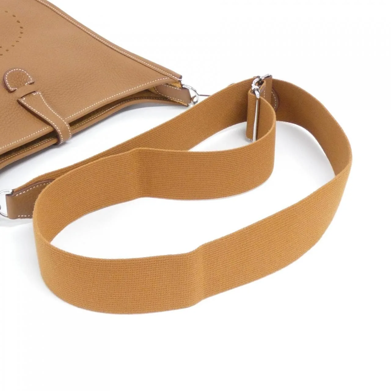 HERMES Evelyne 056277CK Shoulder Clemence 金色 Clemence 皮 中古品A - 縮圖 5