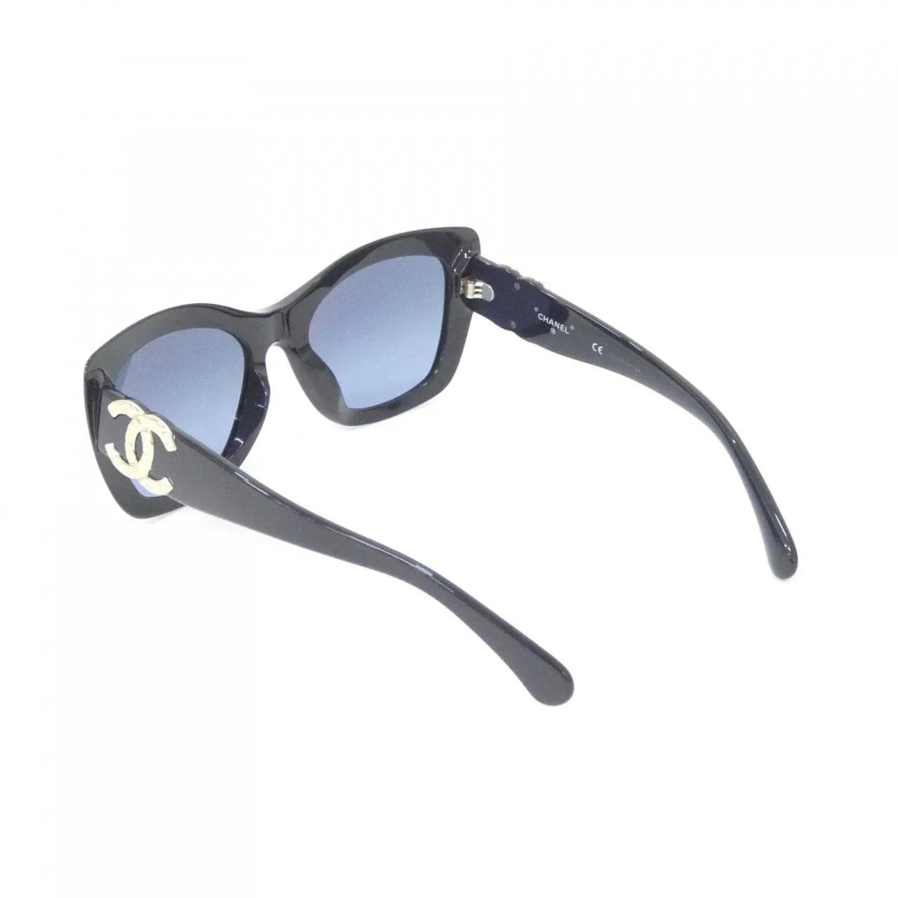 CHANEL 71395A Sunglasses 黑色 中古品A - 縮圖 3