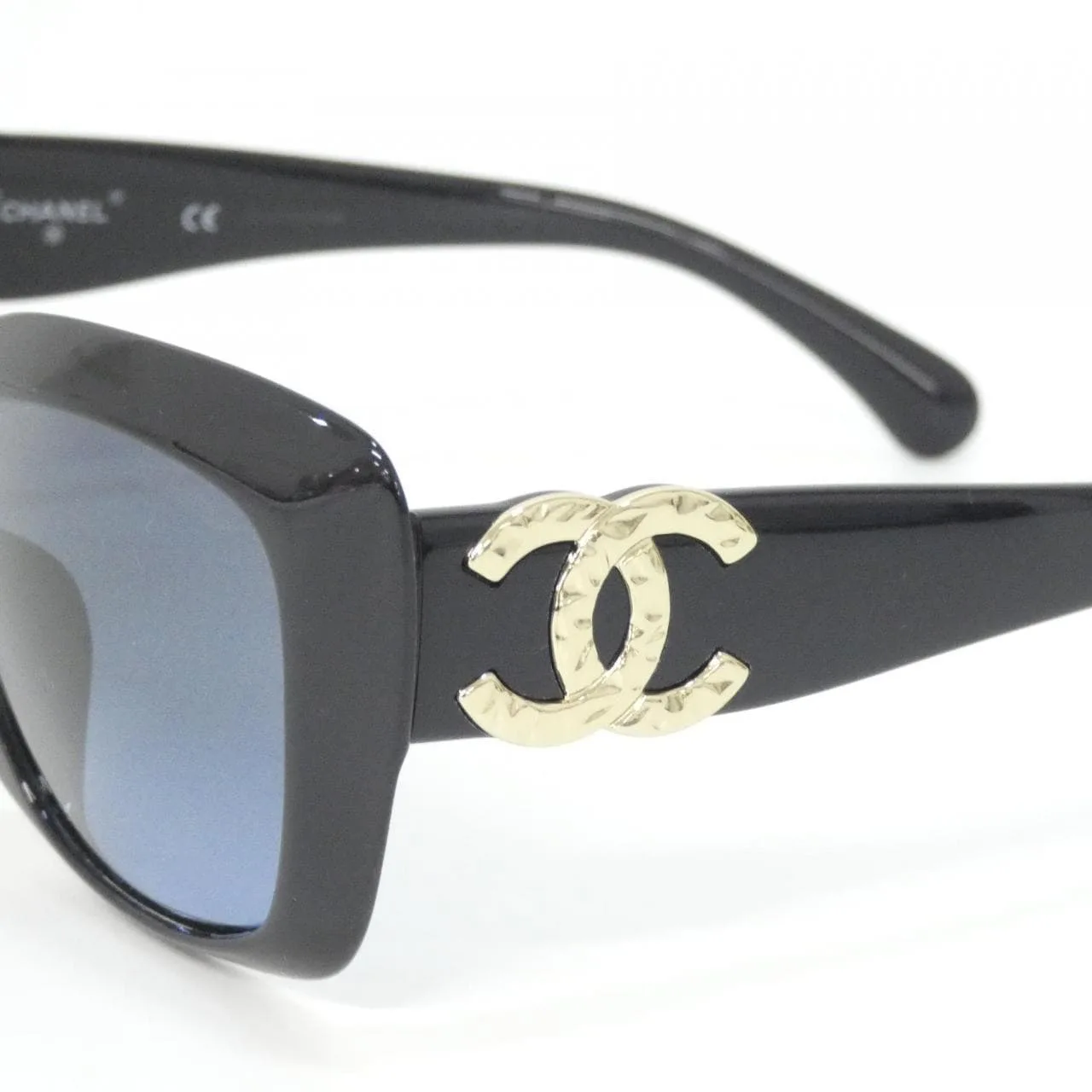 CHANEL 71395A Sunglasses 黑色 中古品A - 縮圖 4