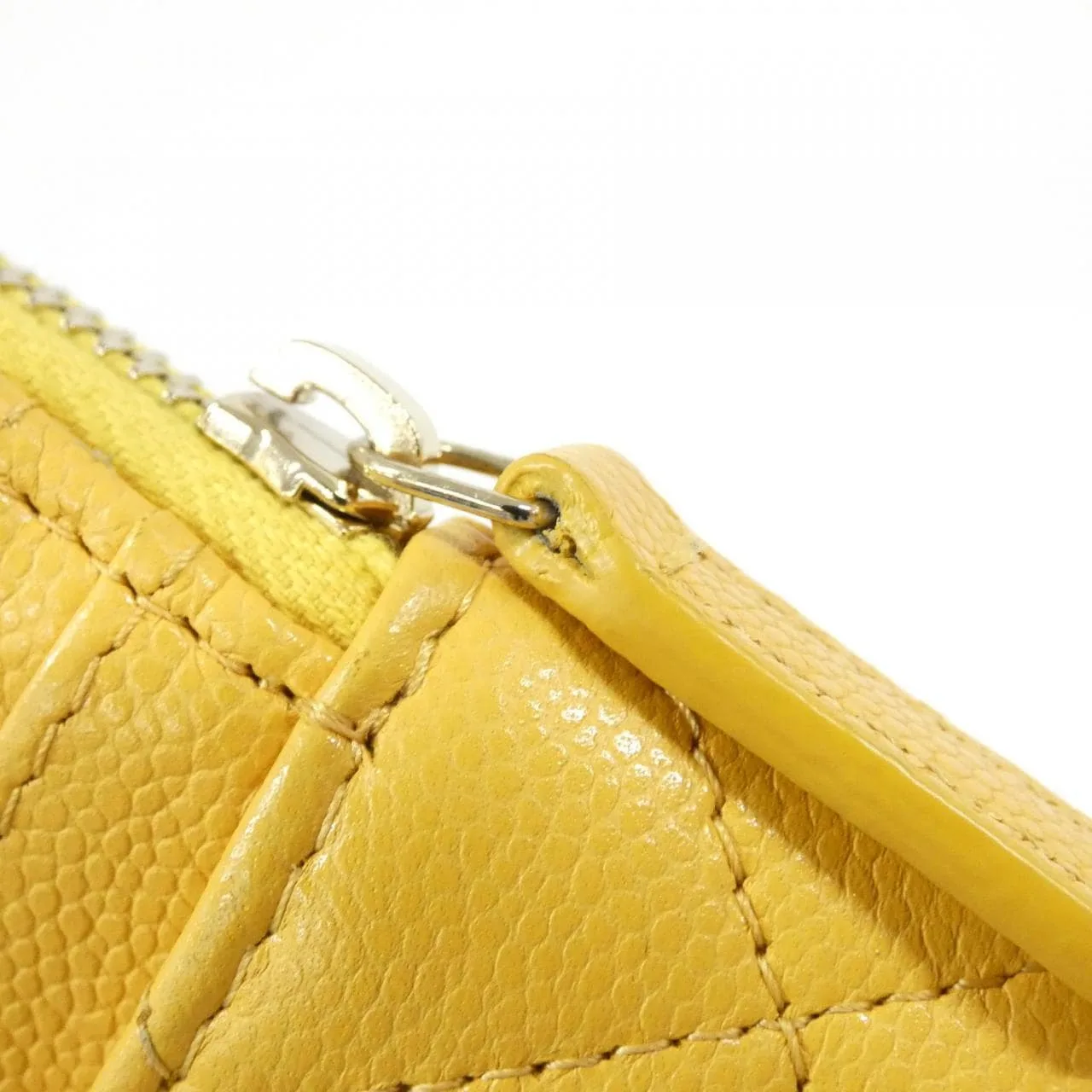 CHANEL Timeless Classic AP2061 Coin Case Grained Calfskin Yellow Grained Calfskin Rank A - Thumbnail 4
