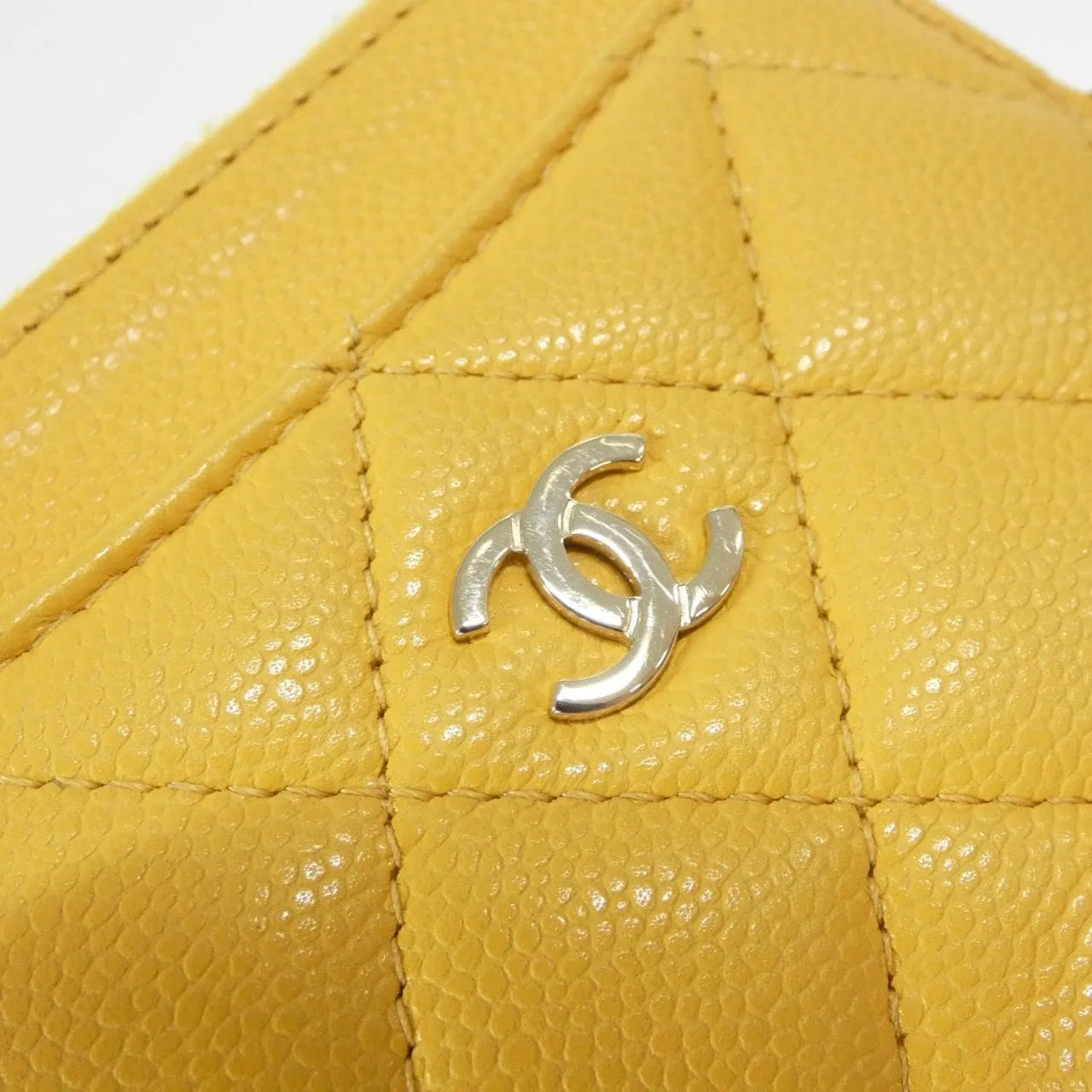 CHANEL Timeless Classic AP2061 Coin Case Grained Calfskin Yellow Grained Calfskin Rank A - Thumbnail 6