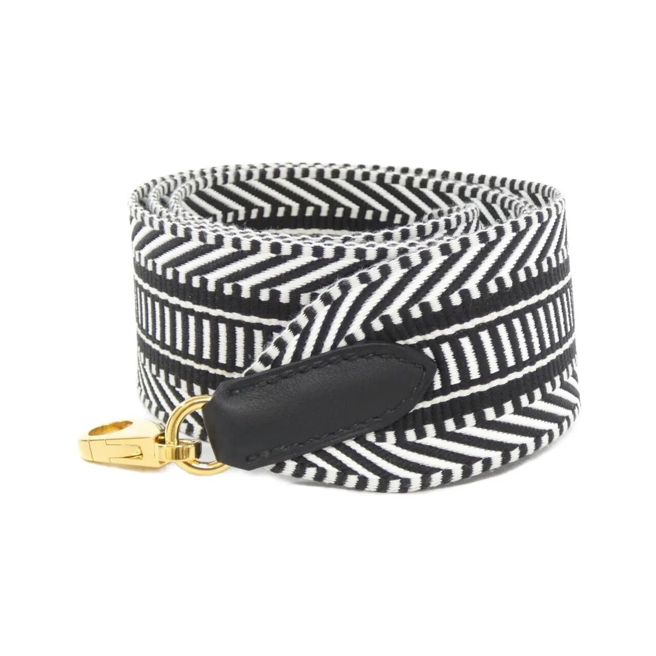 HERMES 073651CC Wallet Canvas Black