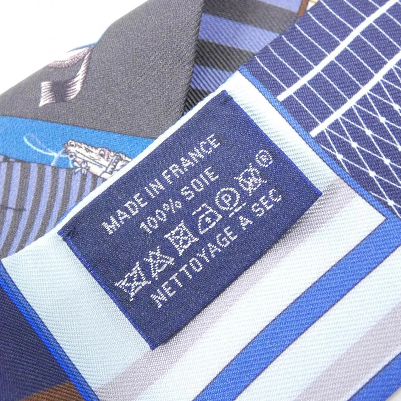 HERMES 063211S Scarf Black Rank A - Thumbnail 4