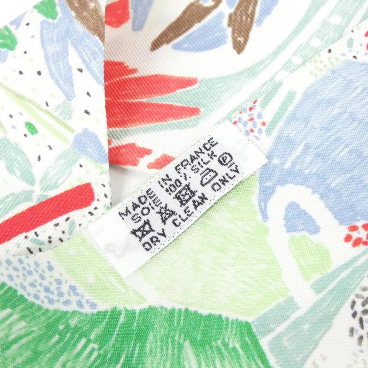 HERMES 063031S Scarf White Rank A - Thumbnail 3