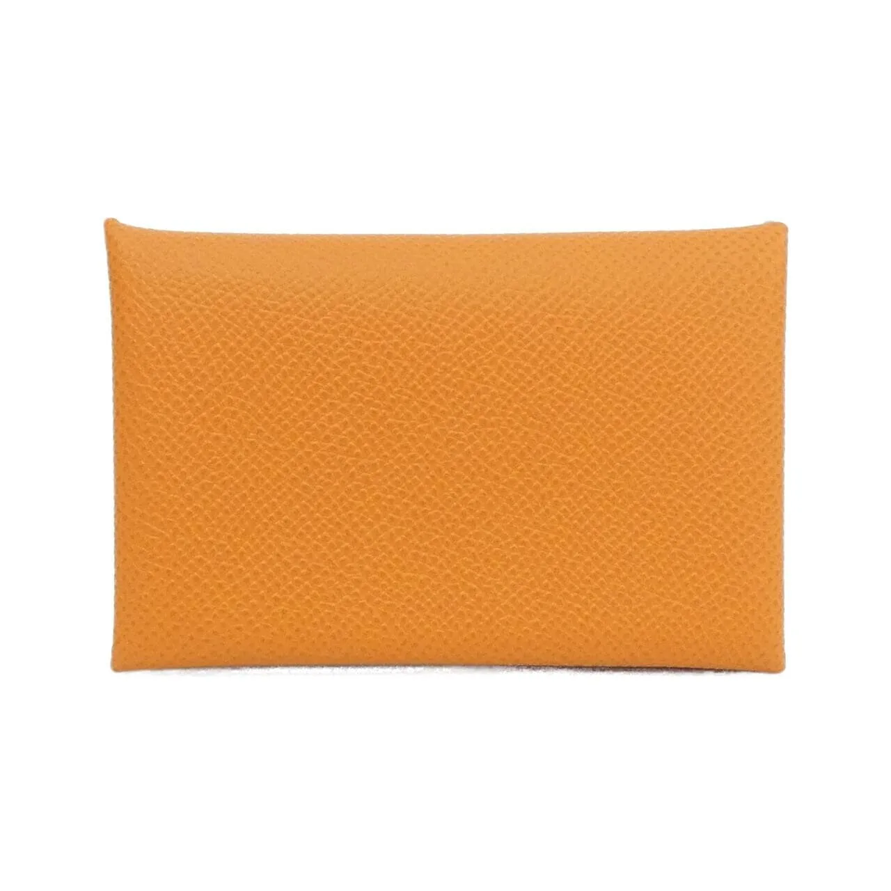 HERMES 078475CK Card Case Epsom Orange