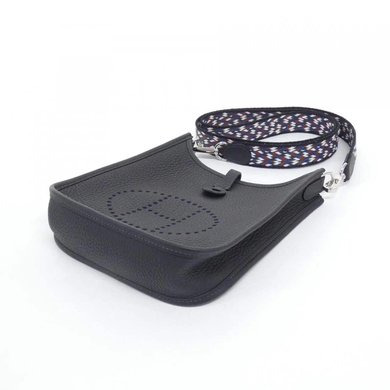 HERMES Evelyne 077887CK Shoulder Clemence 白色 Clemence 皮 中古品A - 縮圖 3