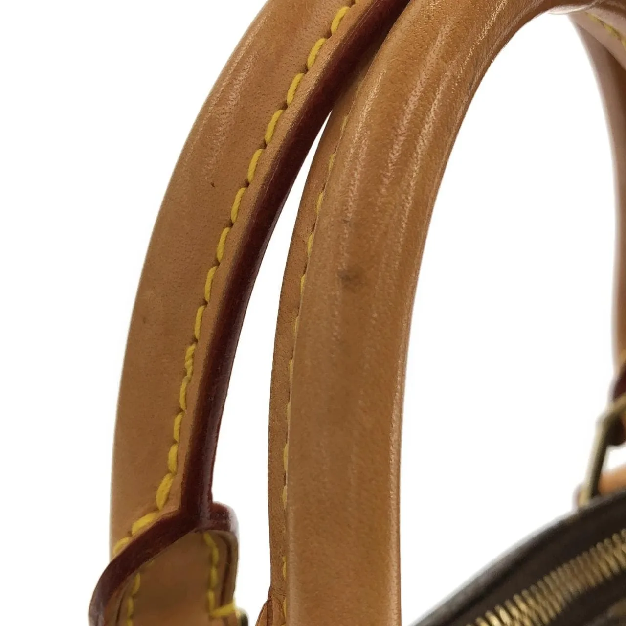 LOUIS VUITTON Alma M51130 Handbag Monogram 黑色 Monogram 中古品B - 縮圖 6