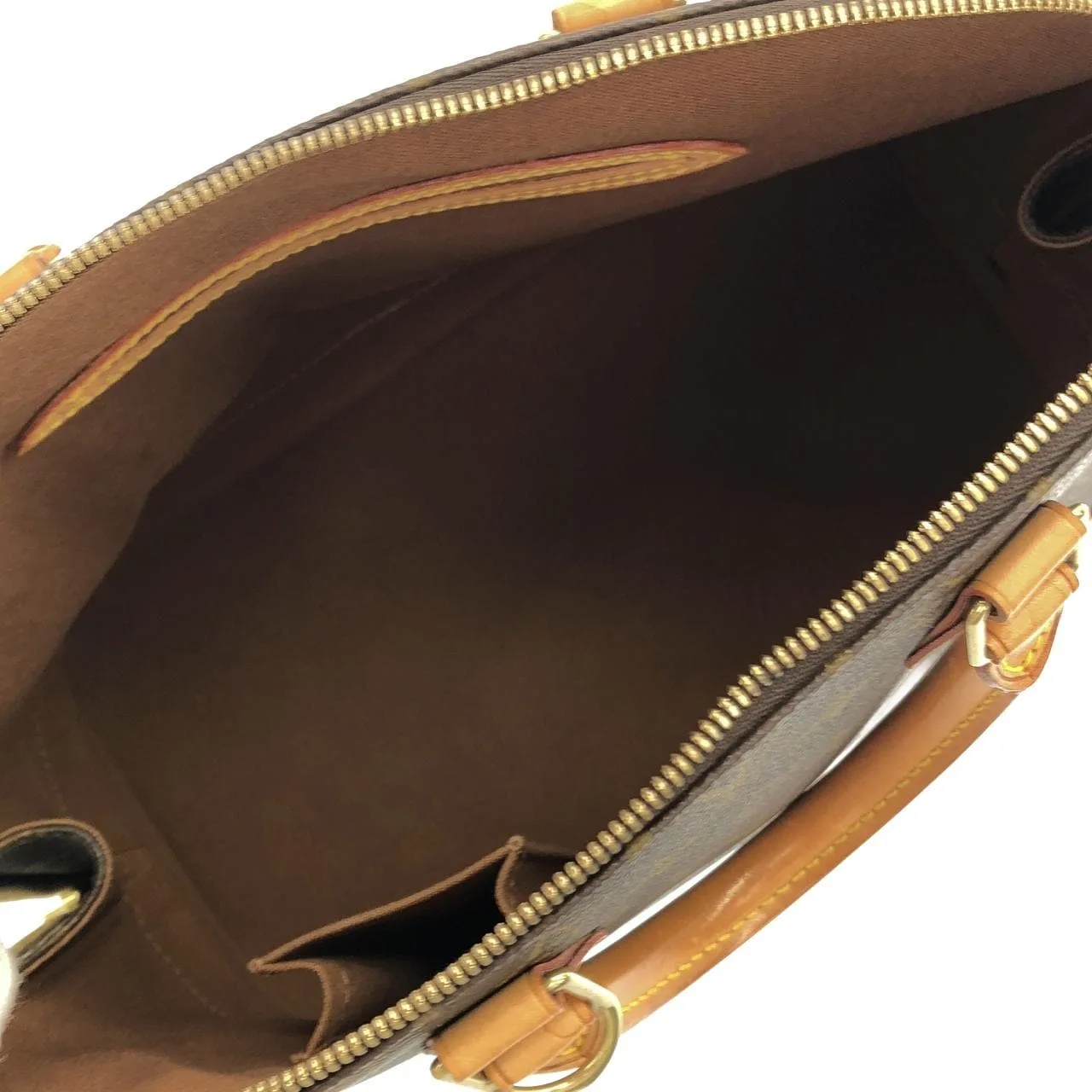 LOUIS VUITTON Alma M51130 Handbag Monogram 黑色 Monogram 中古品B - 縮圖 7