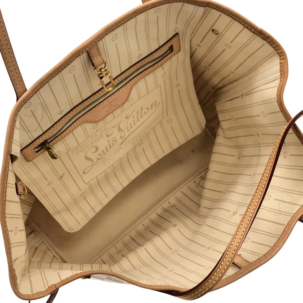 LOUIS VUITTON Neverfull N51107 Tote Damier Black Damier Rank A - Thumbnail 3