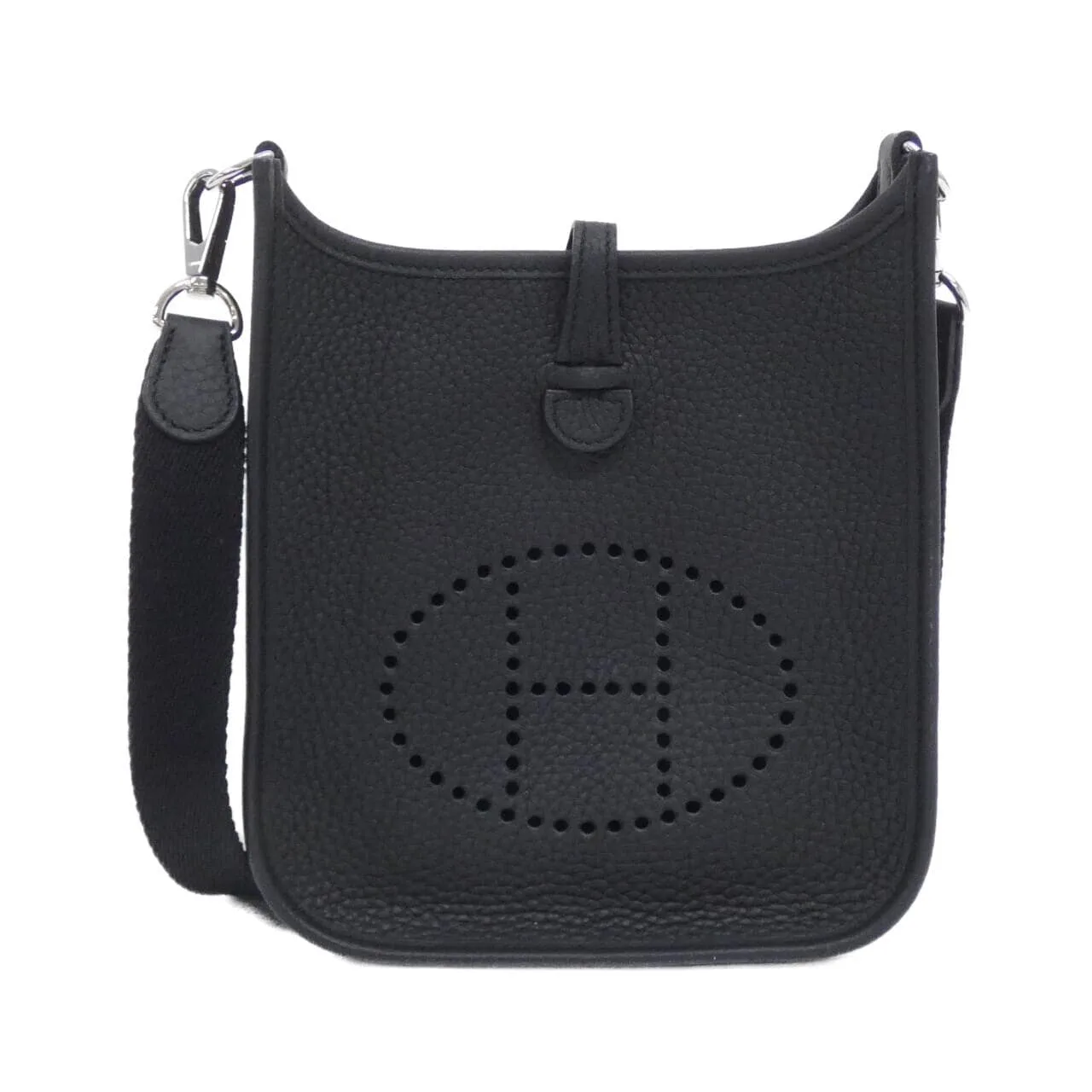 HERMES Evelyne 069426CK Shoulder Clemence Black