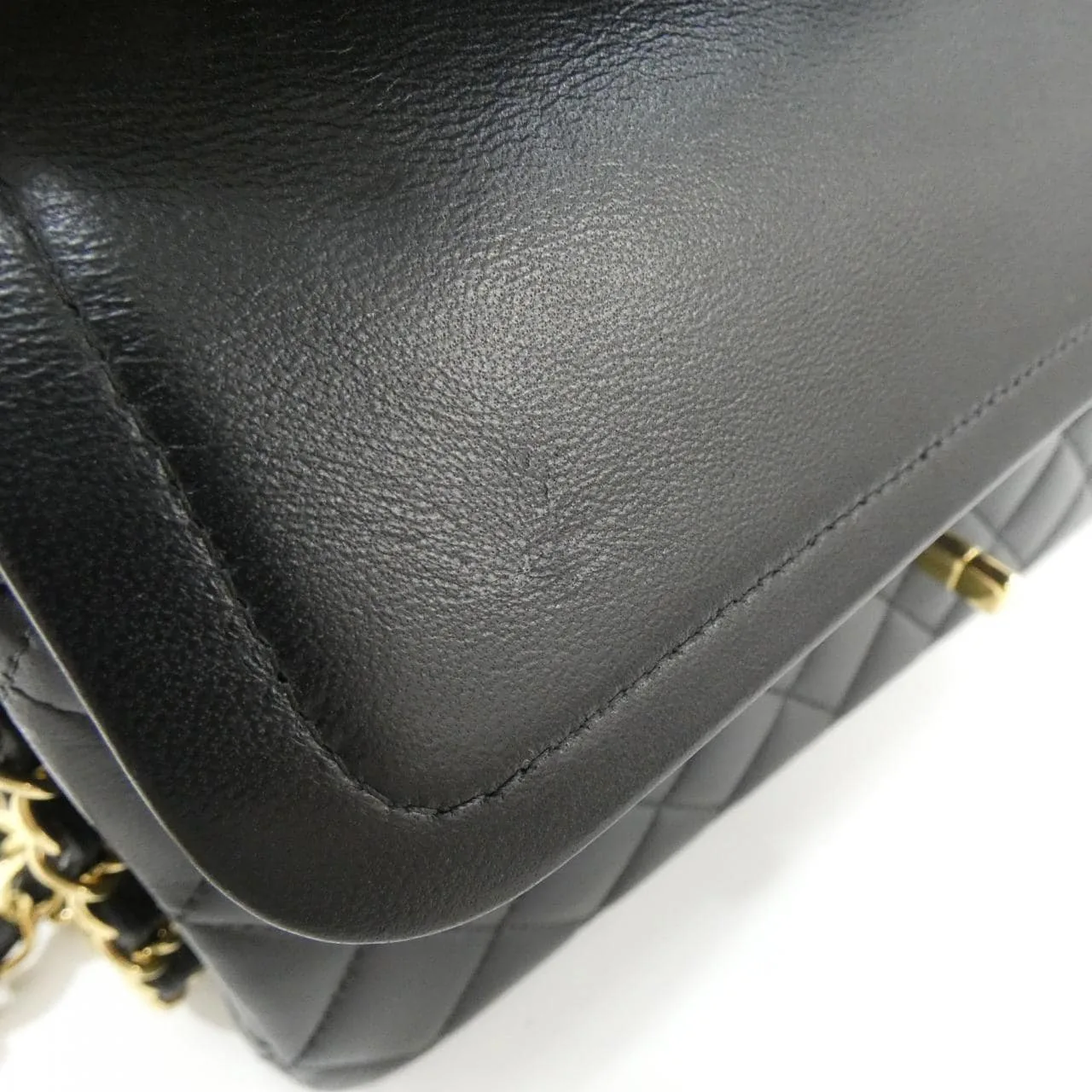 CHANEL Matelasse 1112 Shoulder Lambskin Black Lambskin Rank A - Thumbnail 8
