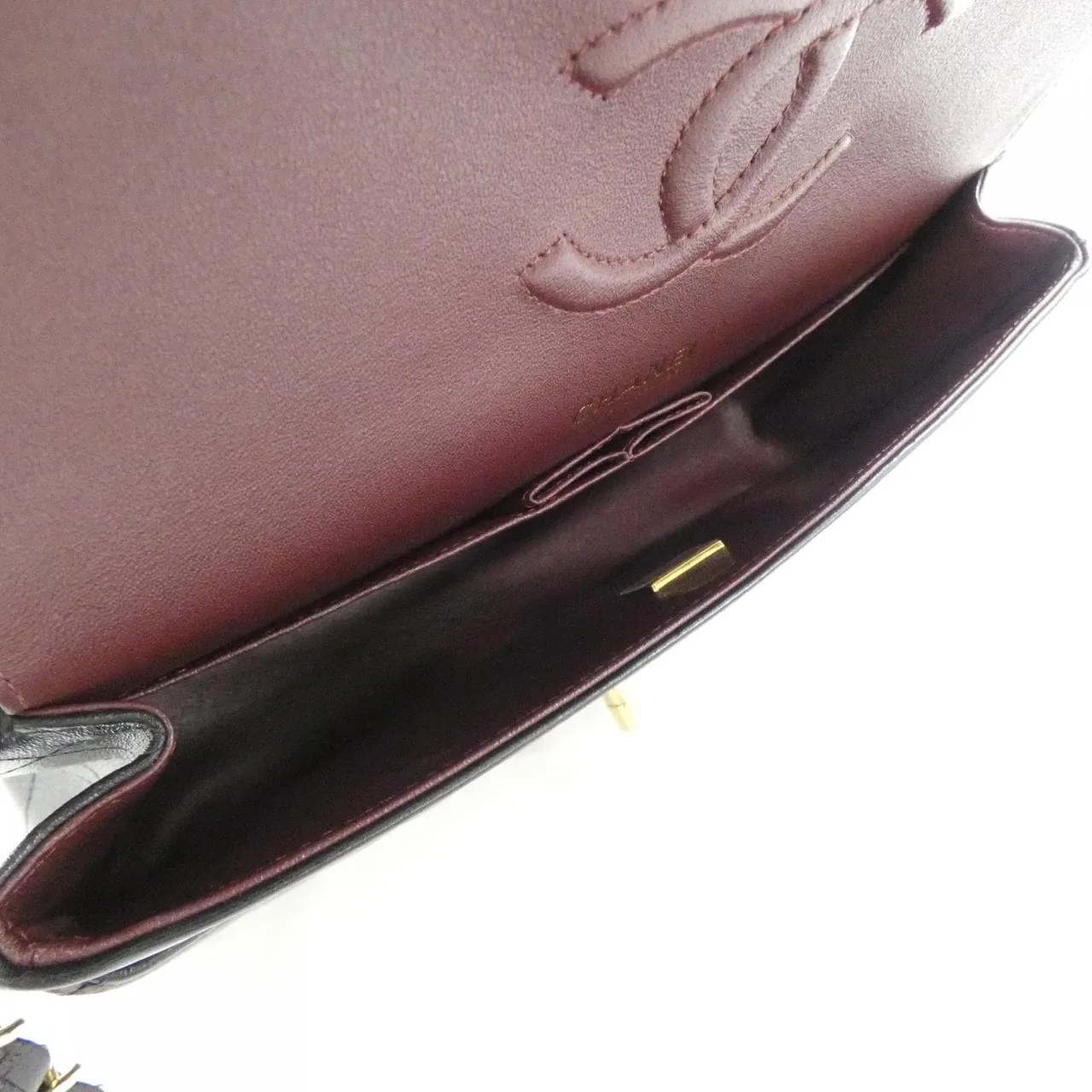 CHANEL Matelasse 1112 Shoulder Lambskin Black Lambskin Rank A - Thumbnail 9