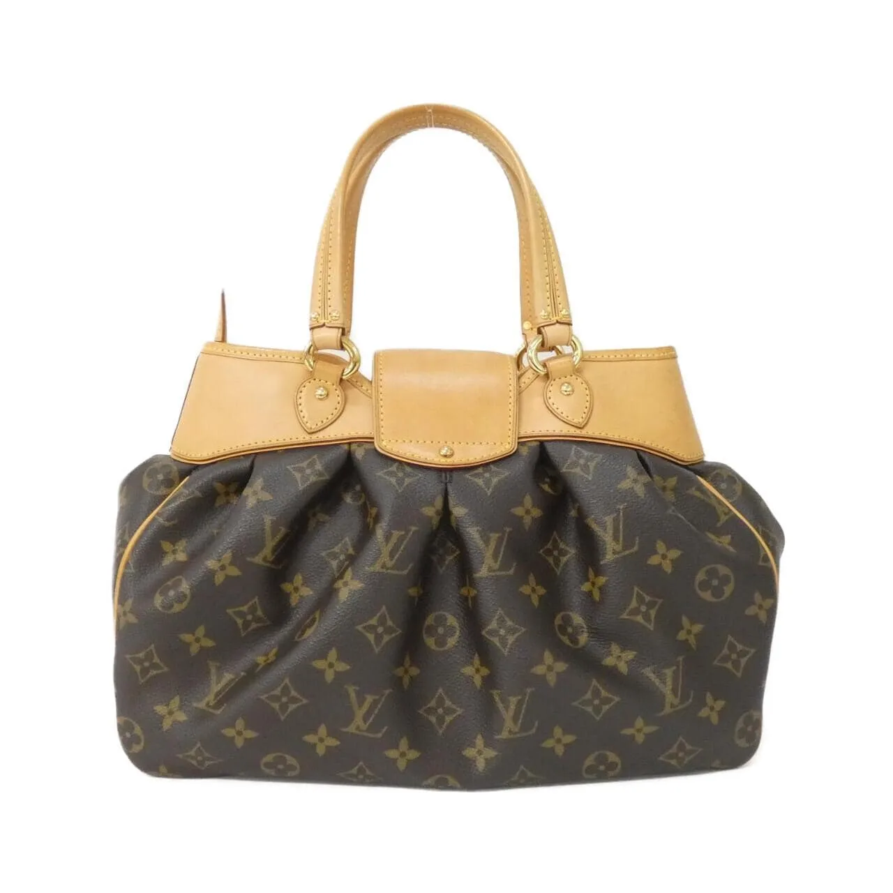 LOUIS VUITTON M45715 Handbag Monogram 黑色 Monogram 中古品B - 縮圖 2