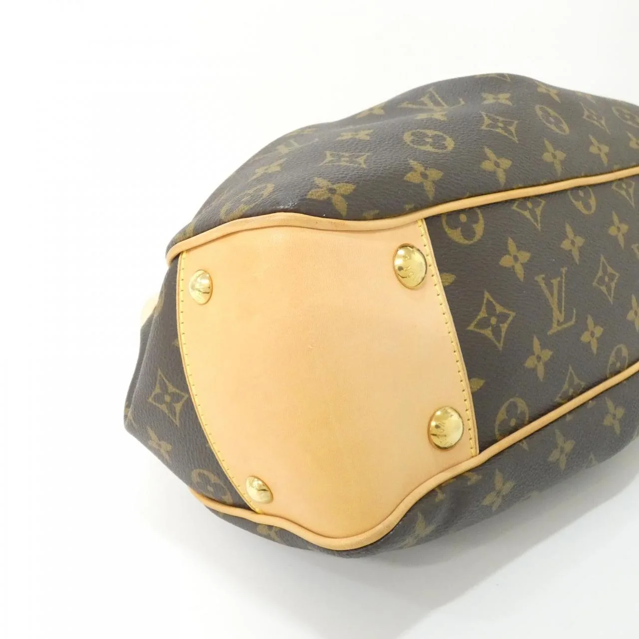 LOUIS VUITTON M45715 Handbag Monogram 黑色 Monogram 中古品B - 縮圖 3