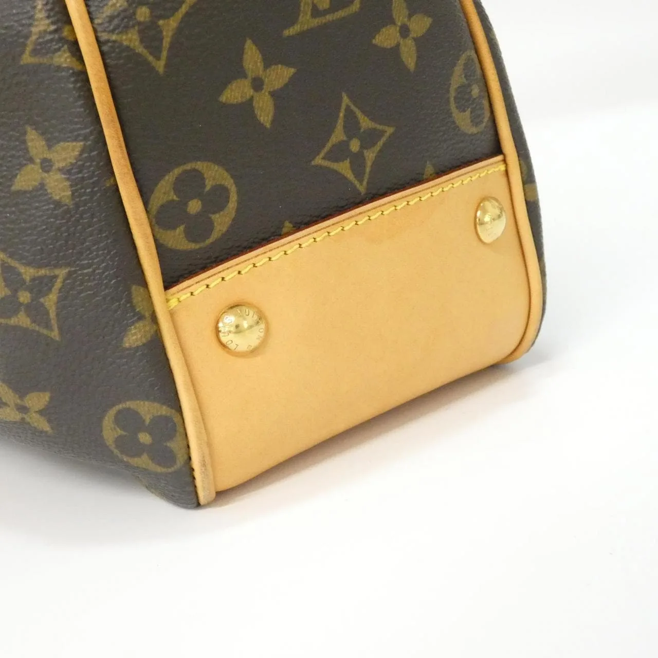 LOUIS VUITTON M45715 Handbag Monogram 黑色 Monogram 中古品B - 縮圖 4