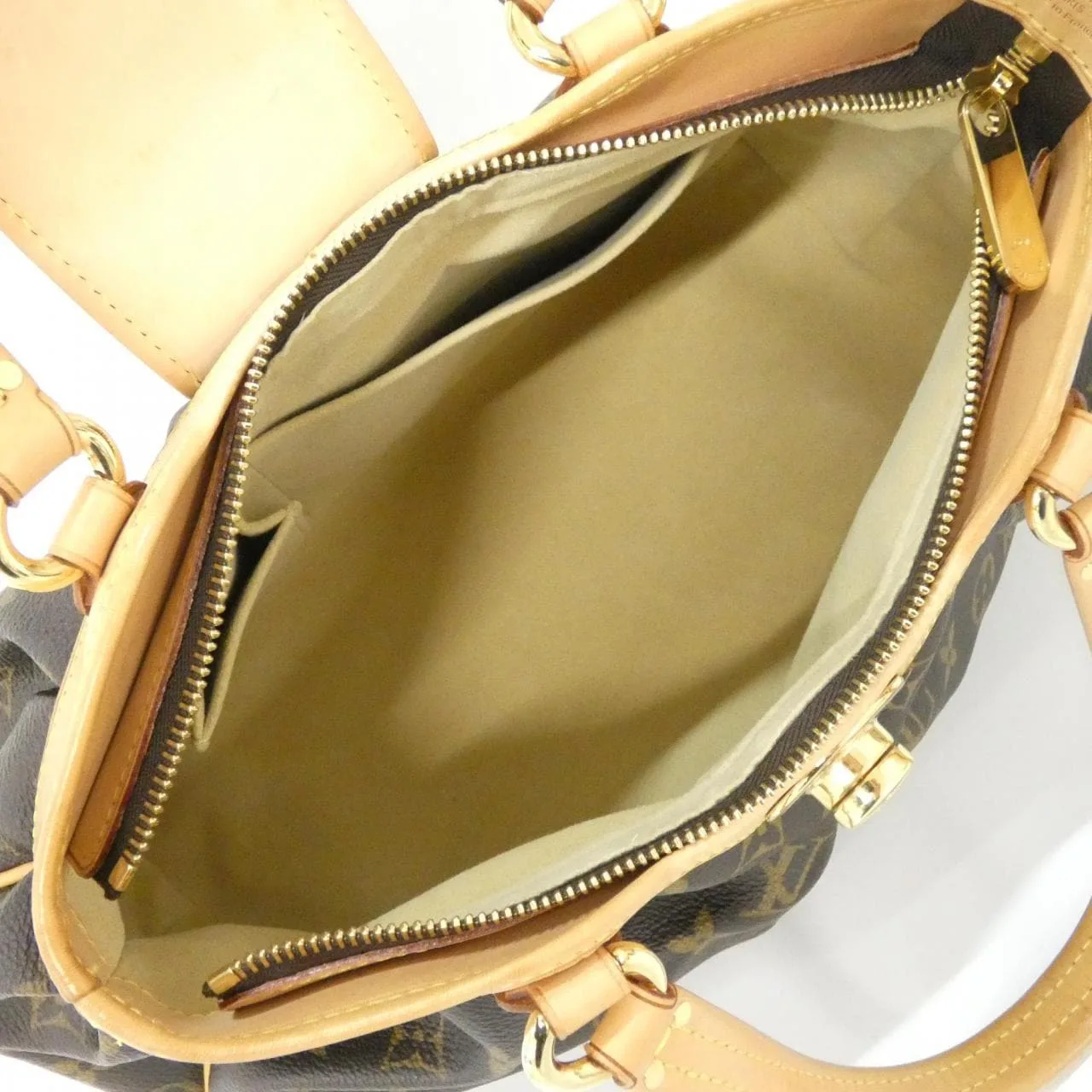 LOUIS VUITTON M45715 Handbag Monogram 黑色 Monogram 中古品B - 縮圖 9