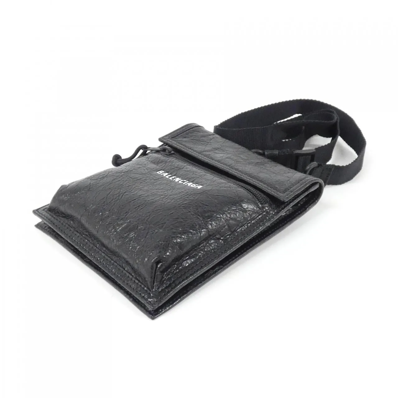 BALENCIAGA 655982 1VG7X Shoulder Lambskin 羊皮 未使用品 - 縮圖 3