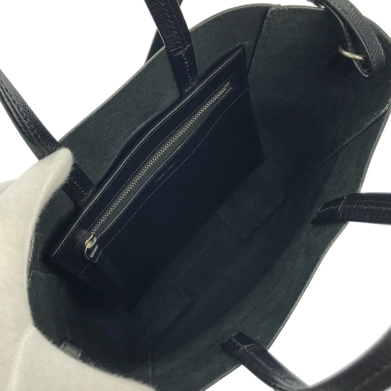 CELINE Cabas 189813XBA Handbag 黑色 中古品A - 縮圖 7