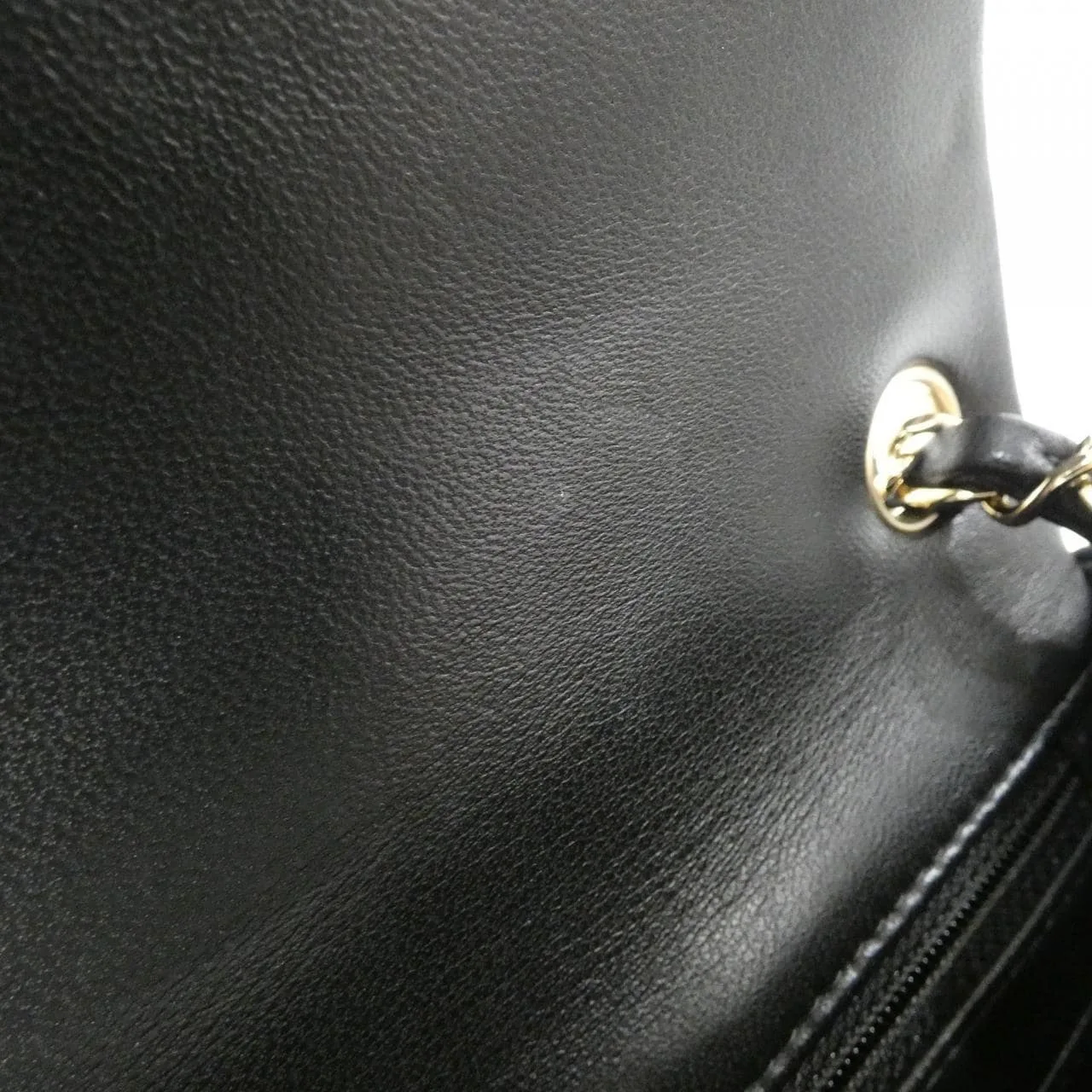 CHANEL Matelasse 35200 Shoulder Lambskin Black Lambskin Rank A - Thumbnail 9