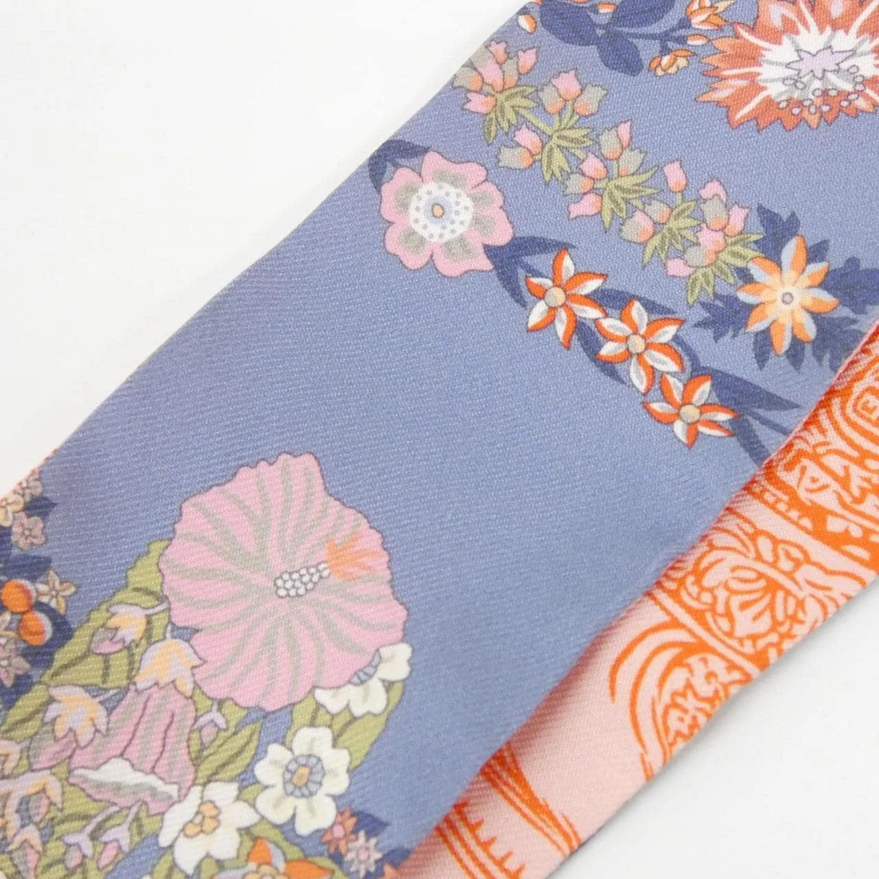 HERMES 064220S Scarf Blue Rank A - Thumbnail 4