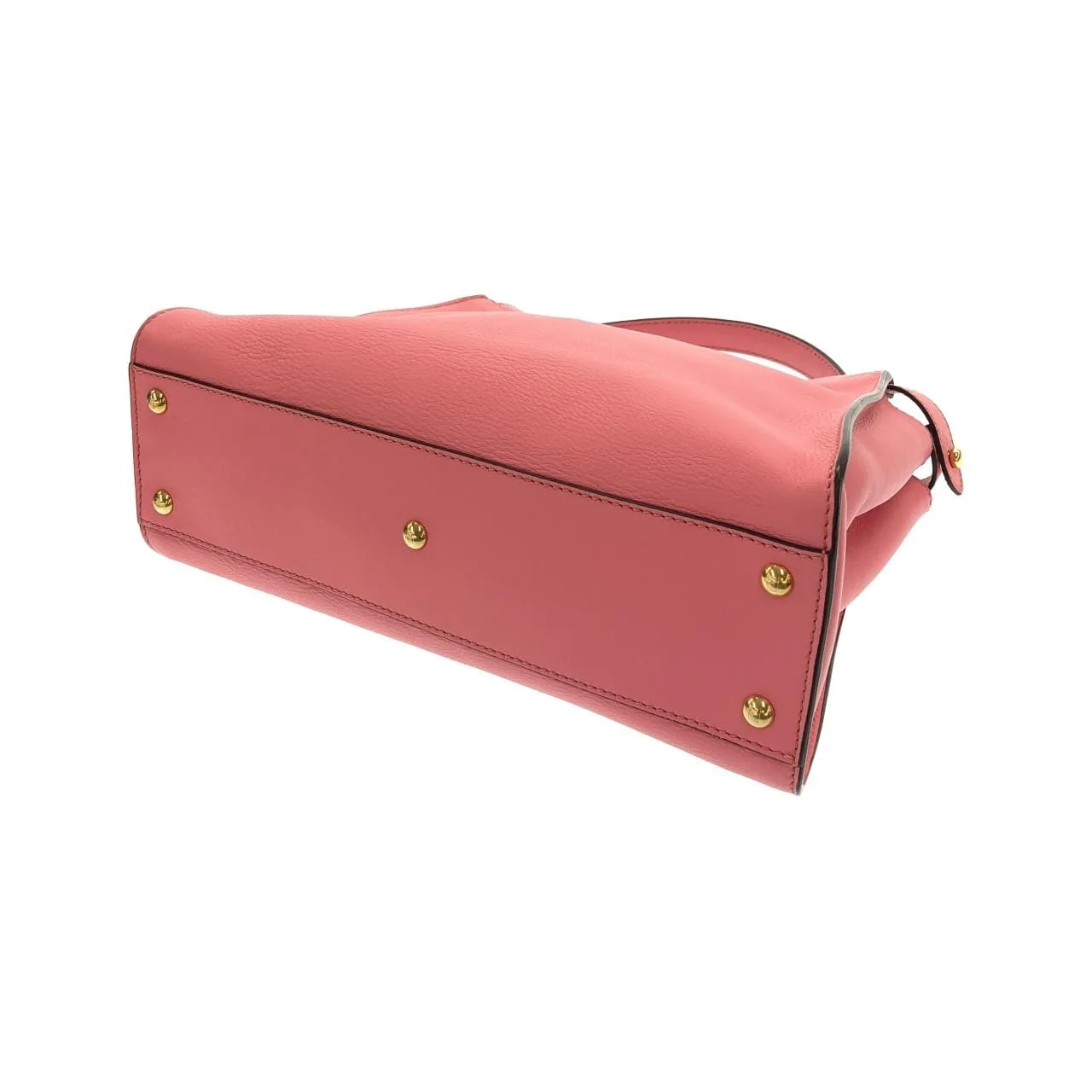 FENDI Peekaboo 8BN290 3ZM Handbag 金色 中古品A - 縮圖 2