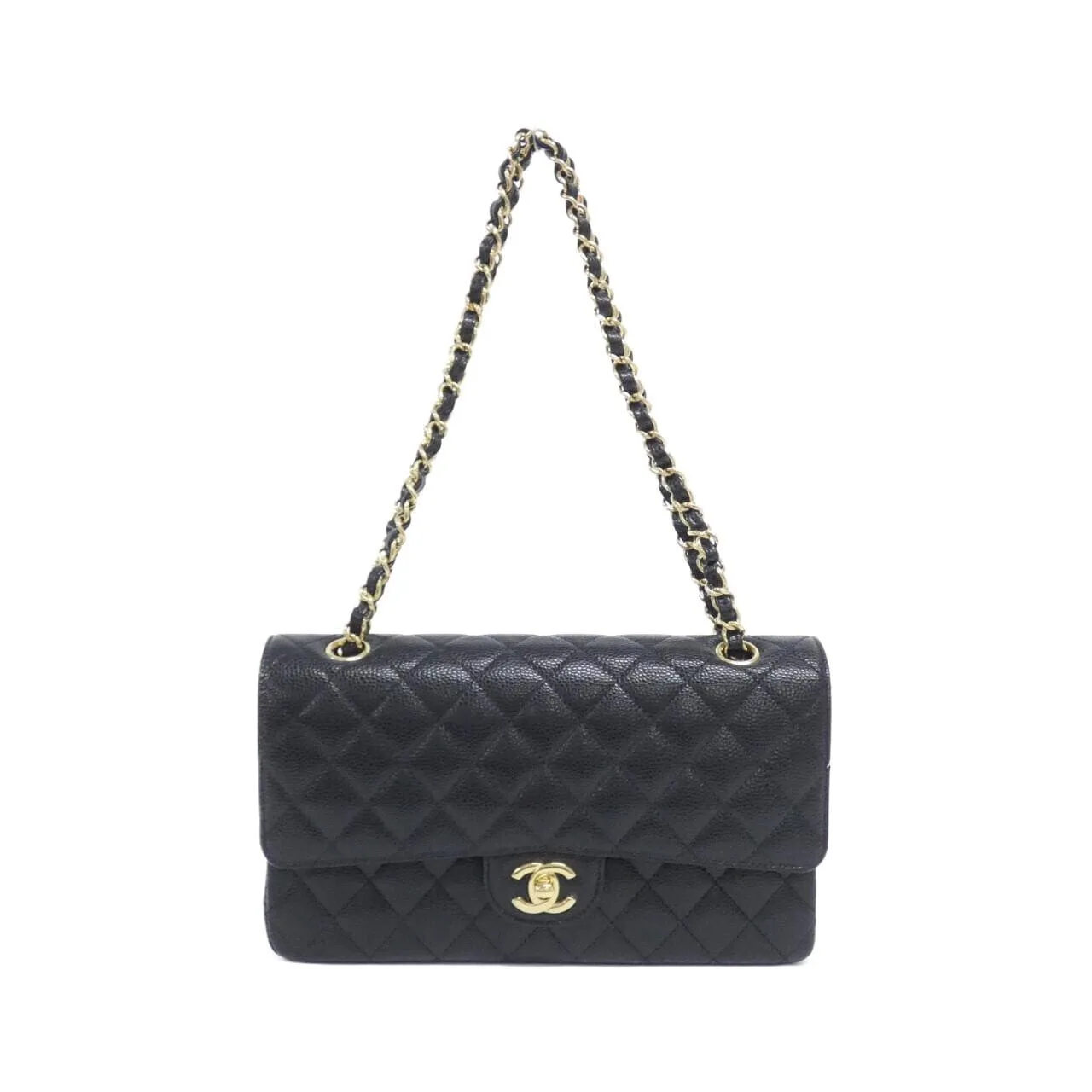CHANEL Matelasse 1112 Shoulder Grained Calfskin