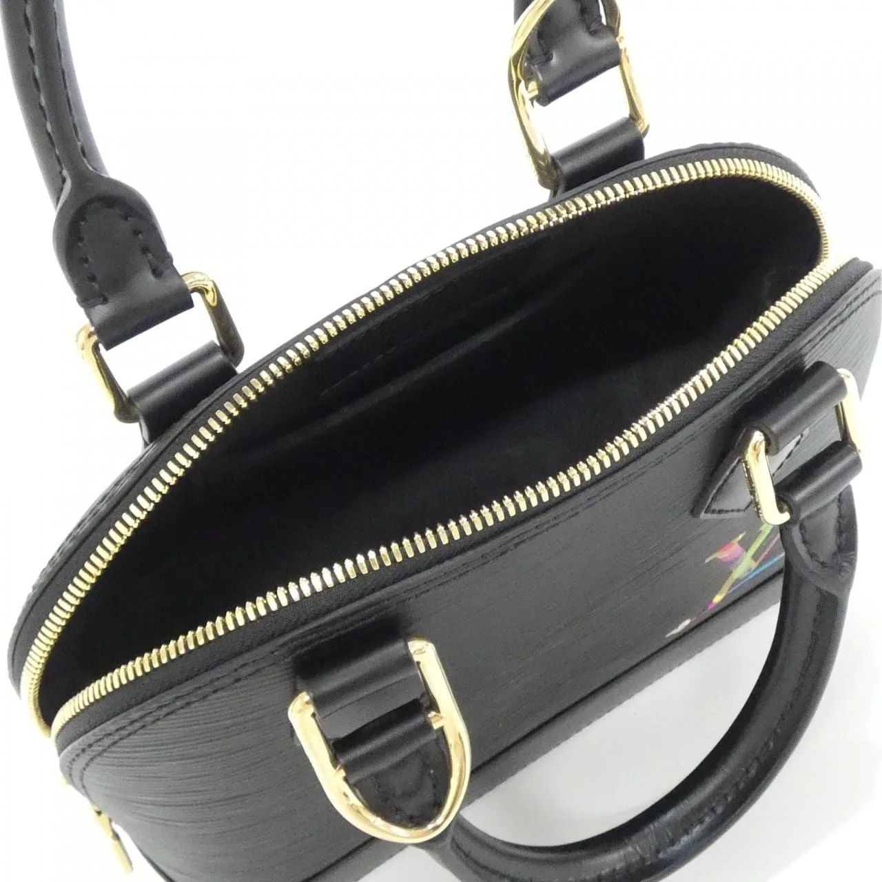 LOUIS VUITTON Alma M13670 Handbag Epi Black Epi Rank A - Thumbnail 6
