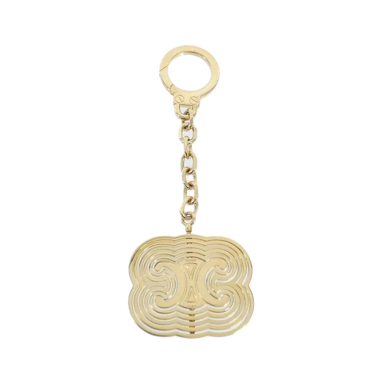 CELINE 49I556BRA Key Case Gold