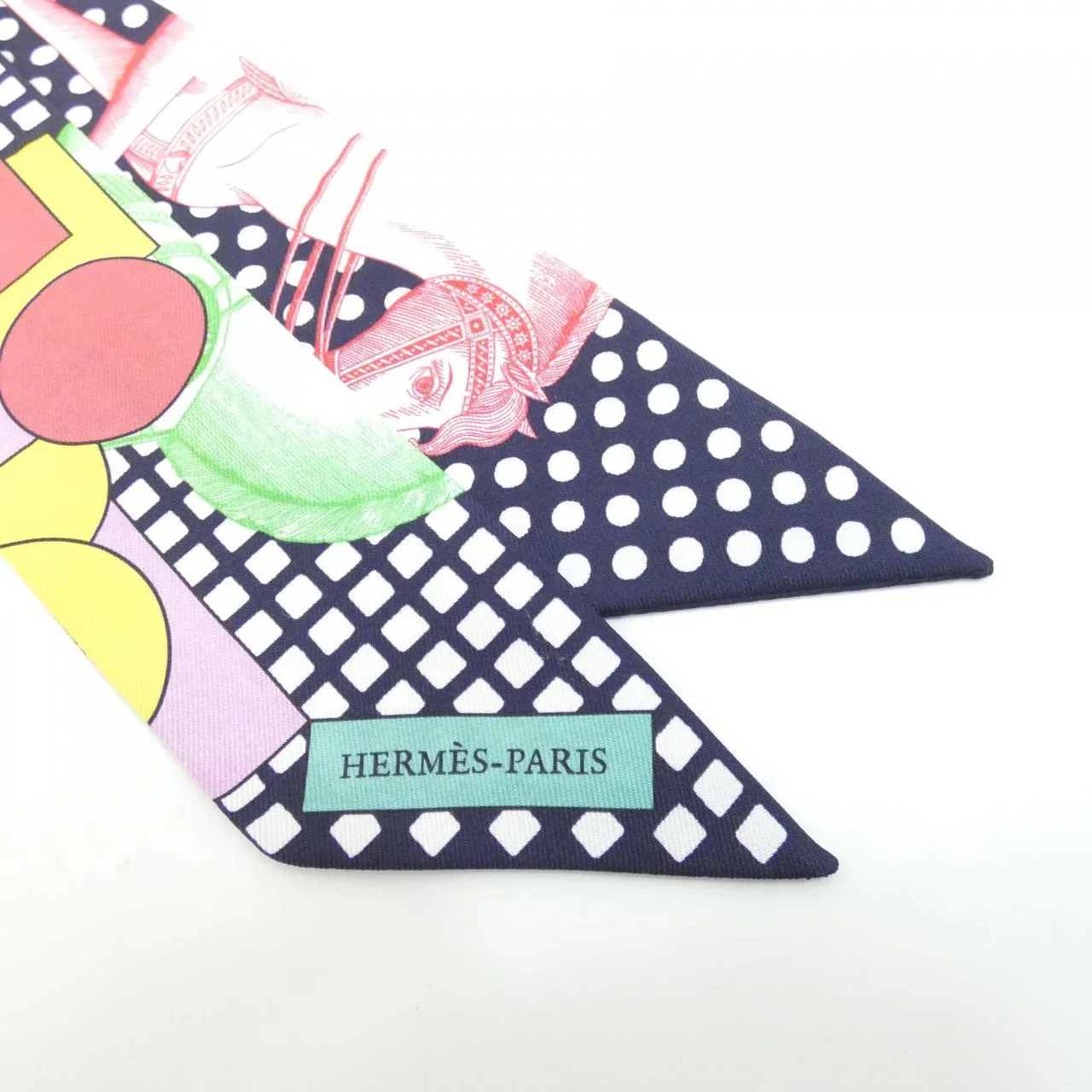 HERMES 064008S Scarf Black Rank A - Thumbnail 2