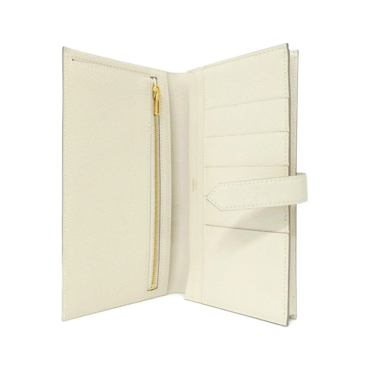 HERMES 039785CC Wallet Epsom 黑色 Epsom 皮 中古品A - 縮圖 6