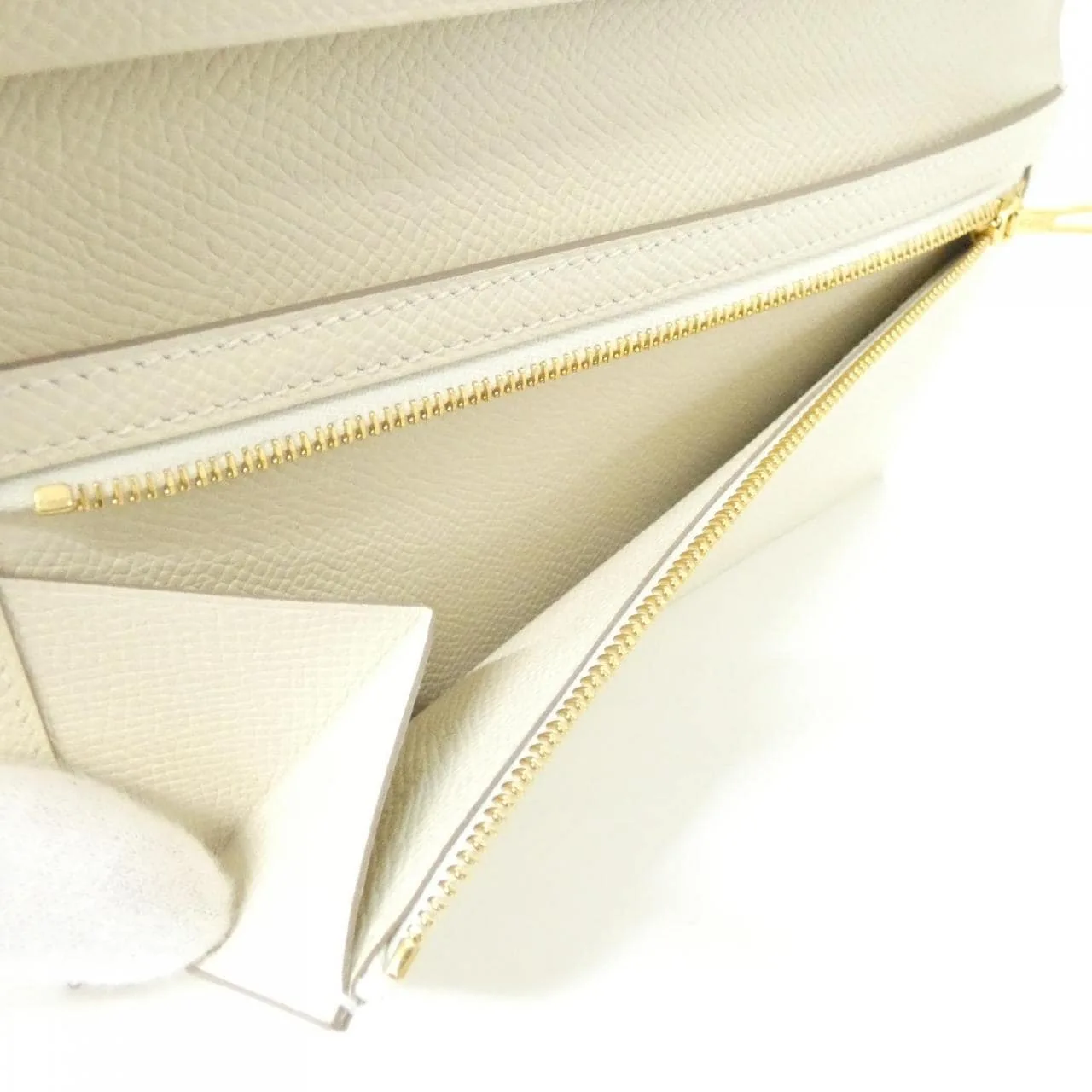 HERMES 039785CC Wallet Epsom 黑色 Epsom 皮 中古品A - 縮圖 7