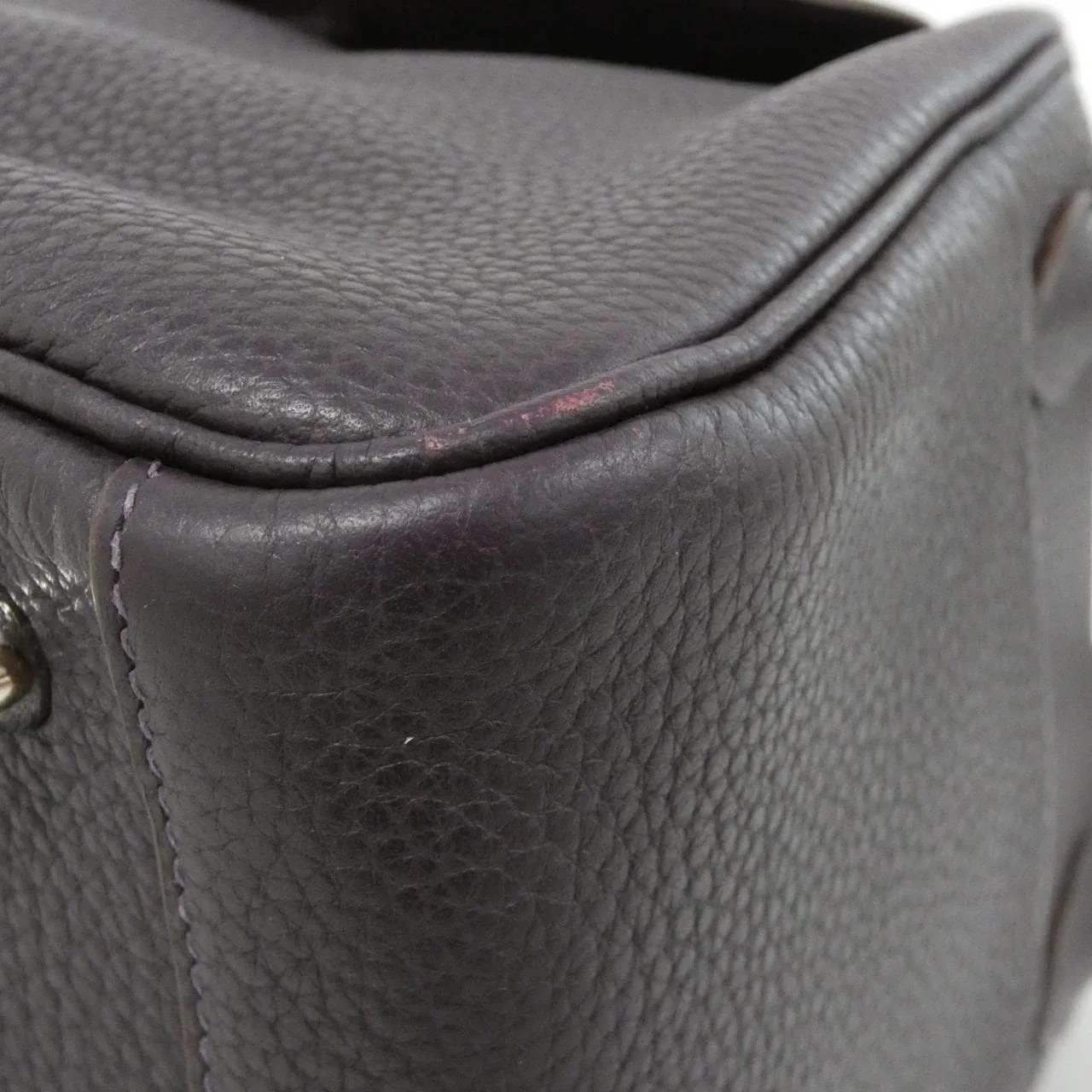 HERMES Lindy 073428CK Shoulder Clemence Black Clemence Leather Rank B - Thumbnail 3