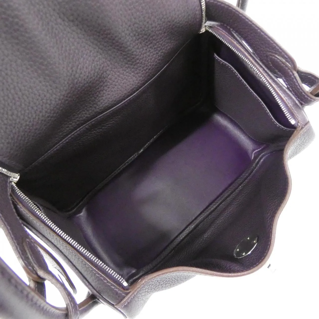 HERMES Lindy 073428CK Shoulder Clemence Black Clemence Leather Rank B - Thumbnail 10