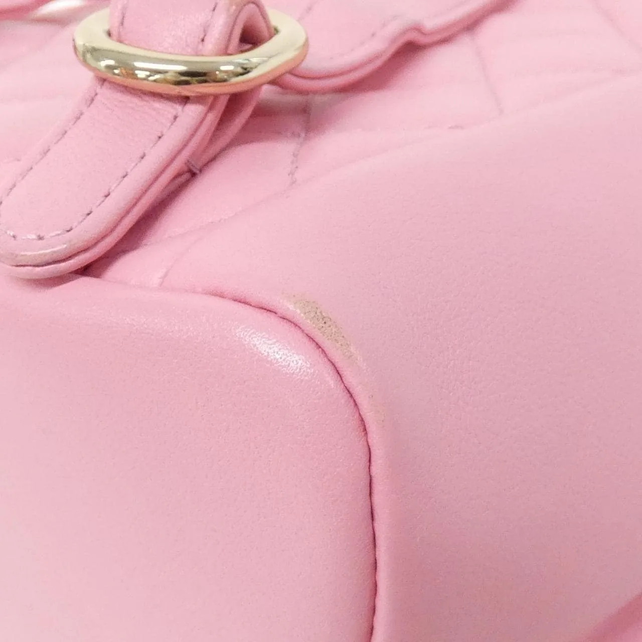 CHANEL Chanel 22 AS3787 Backpack Lambskin 粉色 羊皮 中古品A - 縮圖 3