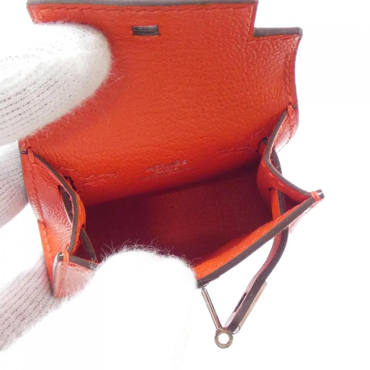 HERMES Wallet Black Rank A - Thumbnail 6